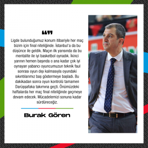 Darüşşafaka 101-86 Aliağa Petkimspor